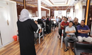 شركة النفط اليمنية بساحل حضرموت تنظم محاضرة توعوية حول الصيام الصحيّ في رمضان.