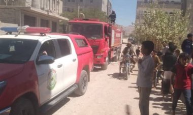 الدفاع المدني بشبوة يتمكن من إخماد حريق في شقة سكنية بمدينة عتق