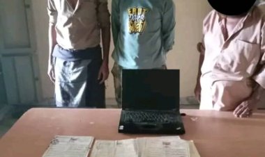 الاجهزة الامنية في ابين تلقي القبض  على ثلاثة يمتهنون عملية التزوير