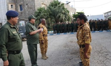 اللواء مطهر الشعيبي يشدد على ضرورة الانضباط الامني في كافة الوحدات الأمنية بأمن العاصمة عدن