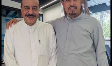 اللواء بن بريك يستقبل العميد النوبي في مقر إقامته في العاصمة أبوظبي