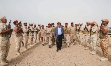 عضو مجلس القيادة الرئاسي البحسني يصل إلى المكلا