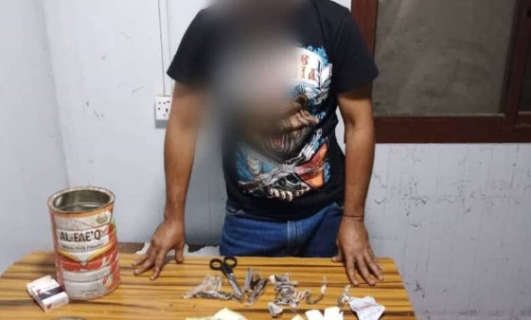 شرطة كريتر تلقي القبض على متهم بترويج المخدرات وبحوزته كمية كبيرة من الحشيش