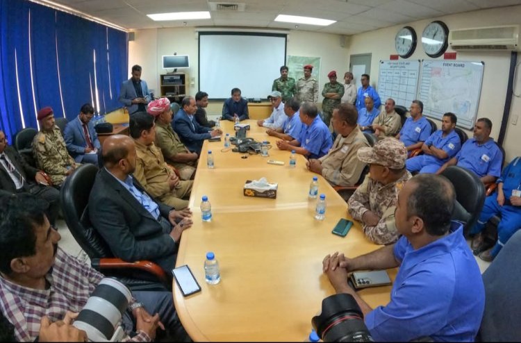 البحسني يزور شركة بترومسيلة ويطلع على عملية التشغيل المبدئي لوحدة تكرير زيت الوقود الثقيل بمواصفات عالية