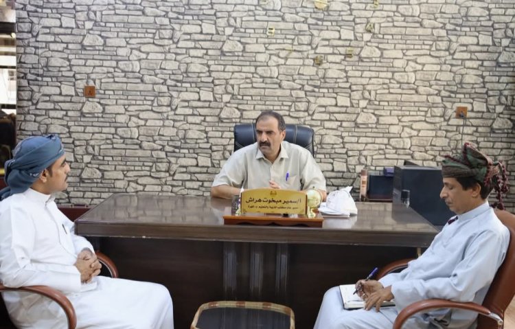 قيادة انتقالي المهرة تزور مكتب التربية وتبحث تعزيز التعاون التعليمي .