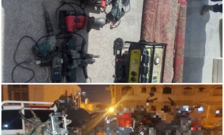 الأجهزة الأمنية بمديرية غيل باوزير تضبط متهمين في قضيتي سرقة ونصب واحتيال