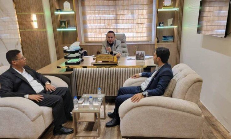 الدكتور سالم باجابر يلتقي إدراة مركز مداد حضرموت للأبحاث والدراسات الاستراتيجية
