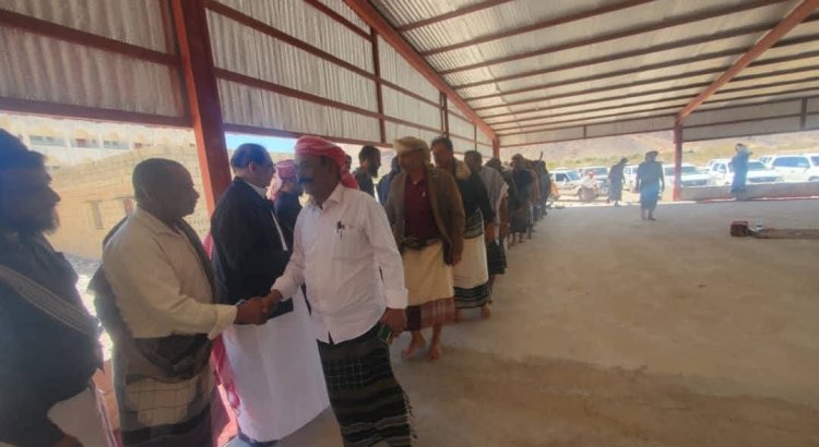 شبوة.. الشيخ لحمر ينجح في حل نزاع قبلي بمديرية جردان