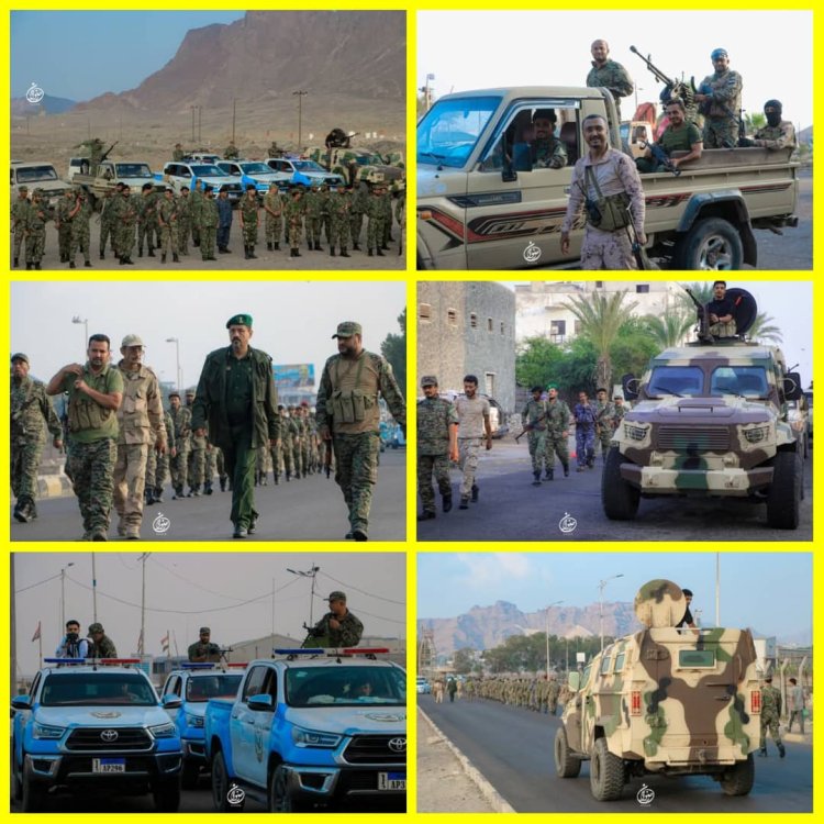 العاصمة عدن.. شرطة البريقة تنفذ انتشارًا أمنيًا لطمأنة المواطنين وتعزيز ثقتهم بالأجهزة الأمنية