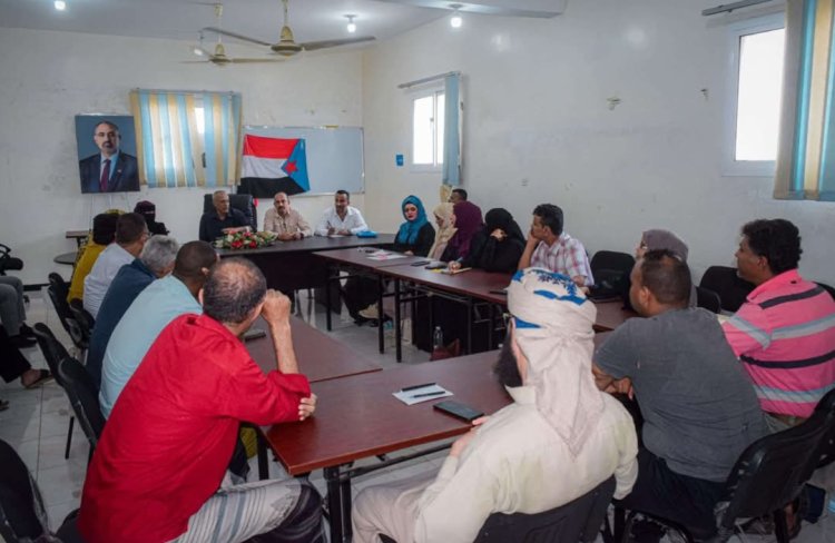 تنفيذية انتقالي الشيخ عثمان تؤكد أهمية تعزيز الأمن والاستقرار بالمديرية