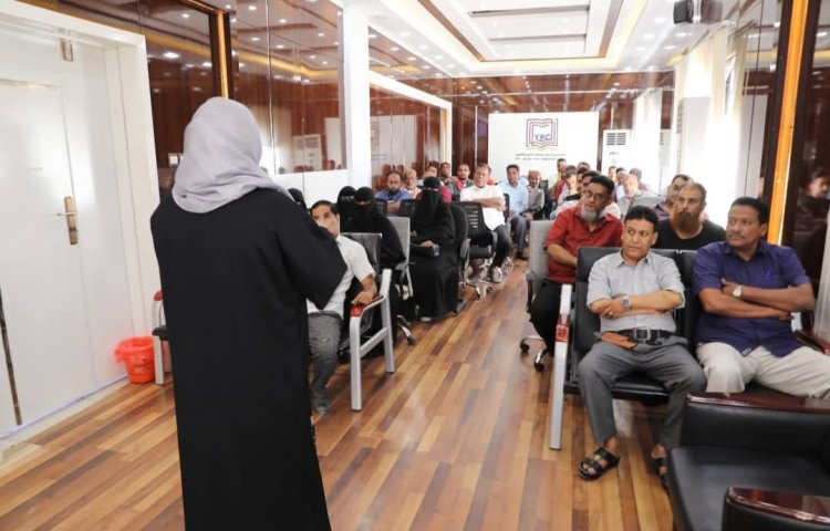 شركة النفط اليمنية بساحل حضرموت تنظم محاضرة توعوية حول الصيام الصحيّ في رمضان.