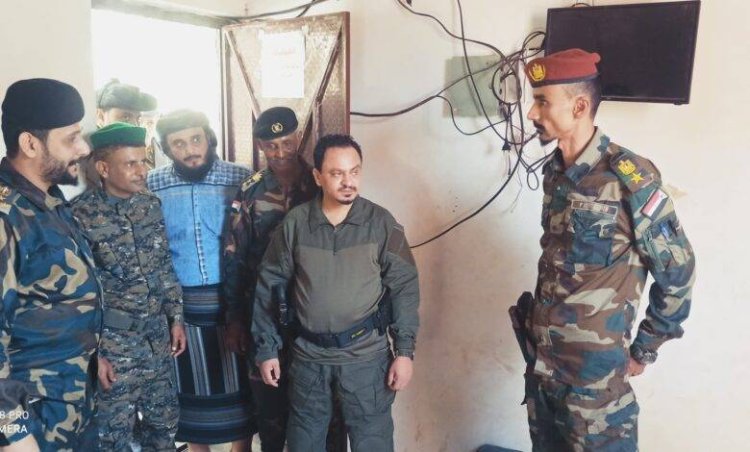 قائد قوات الطوارئ بدلتا أبين يستقبل فريق مكافحة المخدرات بقوات الحزام الأمني بالمحافظة