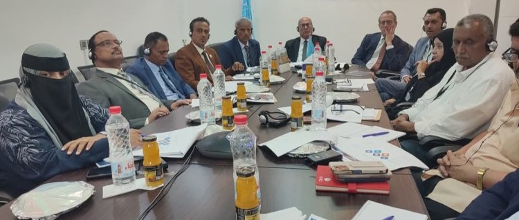 وزير الإدارة المحلية يبحث مع مسؤولين أمميين وأوروبيين الخطة التنموية والاقتصادية للعام الجاري