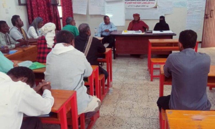 انتقالي أبين يختتم الورشة التدريبية حول دور الموجه المقيم في المدارس