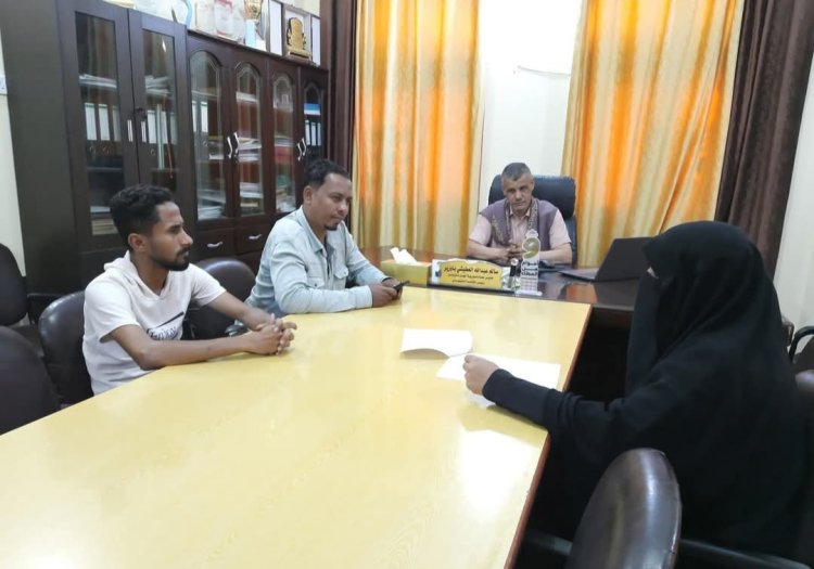 المدير العام يلتقي لجنة معرض الاسر المنتجة بنسخته الرابعة وناقش معها التقرير النهائي