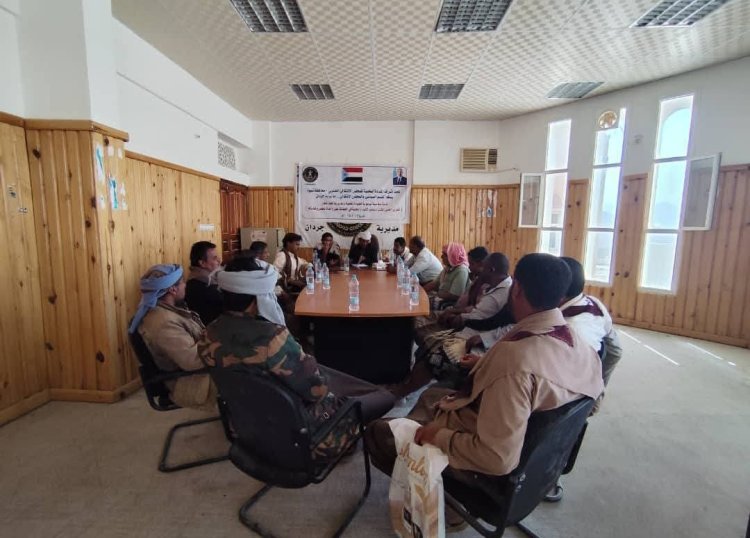 `انتقالي جردان ينظم ندوة سياسية توعوية لأعضاء القيادة المحلية بالمديرية