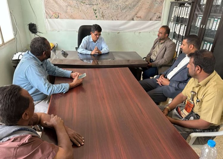 انتقالي شبوة ينفذ نزولًا ميدانيا لمتابعة أداء المكاتب التنفيذية بالمحافظة