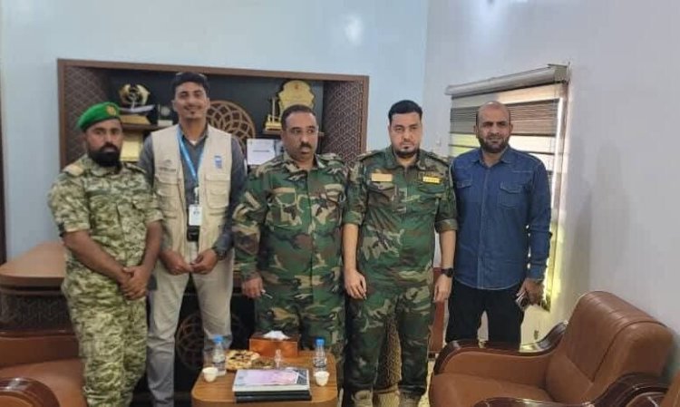 قائد خفر السواحل بحضرموت يلتقي ممثل برنامج الأمم المتحدة الإنمائي (UNDP) بالمكلا