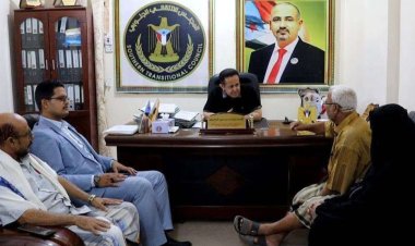 رئيس تنفيذية انتقالي لحج يلتقي مدير عام مكتب الخدمة المدنية بالمحافظة