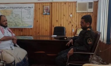 العميد لحمدي يناقش مع المدير العام لمديرية الديس الشرقية تطوير العمل لمكافحة المخدرات