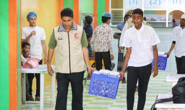 الهلال الأحمر الإماراتي يدشن مشروع إفطار صائم في شبوة