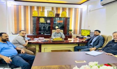 رئيس هيئة تنظيم النقل يلتقي بمدير عام ميناء الوديعة البري