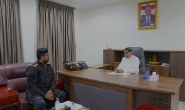 عضو مجلس القيادة الرئاسي البحسني يطلع على جهود الإدارة العامة لمكافحة المخدرات