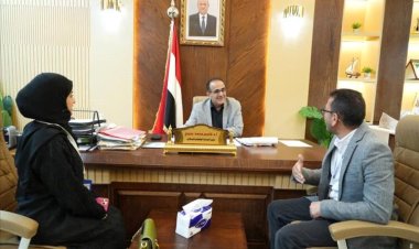 وزير الصحة يلتقي المدير الإقليمي للجمعية الدولية لرعاية ضحايا الحروب والكوارث الأمين