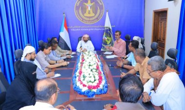 تنفيذية انتقالي وادي وصحراء حضرموت تناقش برنامج أنشطتها الرمضانية