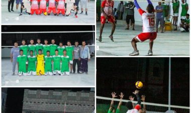 شعب حضرموت يحجز المقعد الأول في نهائي البطولة الرمضانية للكرة الطائرة