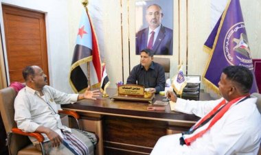 انتقالي العاصمة عدن يلتقي بعثة نادي سمعون الرياضي بحضرموت