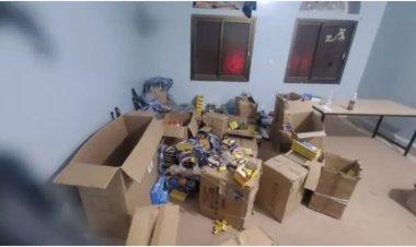 شرطة تريم تنفذ حملة لضبط محلات بيع الألعاب النارية ومصادرتها