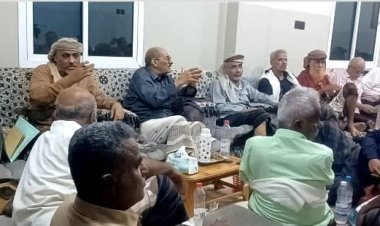 اللجنة الاستشارية لمعالجة قضايا الثأر والنزاعات القبلية بمجلس المستشارين تبارك إنهاء قضية الثأر بين قبيلتي الشماية والبريمة في لحج