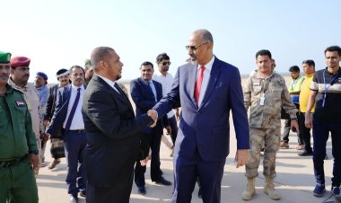 الرئيس الزُبيدي يختتم زياراته لمحافظات الجنوب ويعود إلى العاصمة عدن