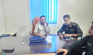 مدير أمن الشحر يطلع على مستوى الأداء الأمني خلال شهر رمضان المبارك