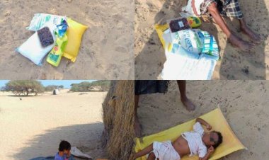 مؤسسة ذو النورين بالشراكة مع مؤسسة شعيله تواصلان توزيع السلل الغذائية لفئات المعاقين والمكفوفين وذوي الاحتياجات الخاصة بأبين