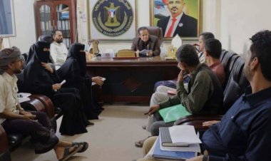 رئيس تنفيذية انتقالي لحج يلتقي مدير عام محكمة استئناف الحوطة