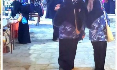 الشرطة النسائية بمديرية غيل باوزير تشارك في تأمين الأسواق خلال شهر رمضان