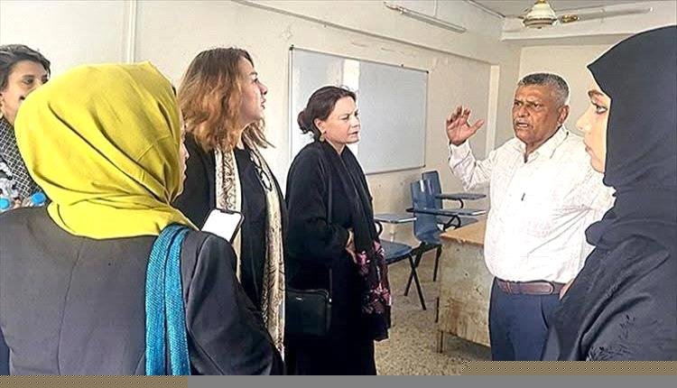 بحث مجالات التعاون المشترك بين كلية الإعلام بجامعة عدن ومنظمة المساعدات الإنسانية والصحافة الفرنسية