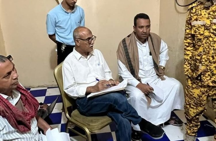 رئيس نيابة استئناف حضرموت يتفقد أوضاع السجناء في حجز أمن المكلا