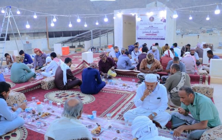 تنفيذية وادي وصحراء حضرموت تقيم أمسية رمضانية