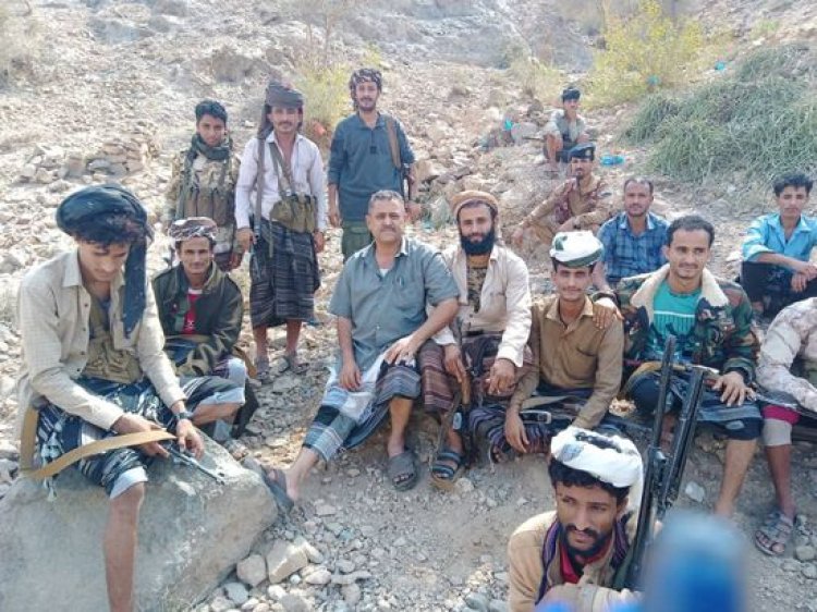 قوات اللواء الخامس حزم يتسلم جبهة عهامه الحدودية