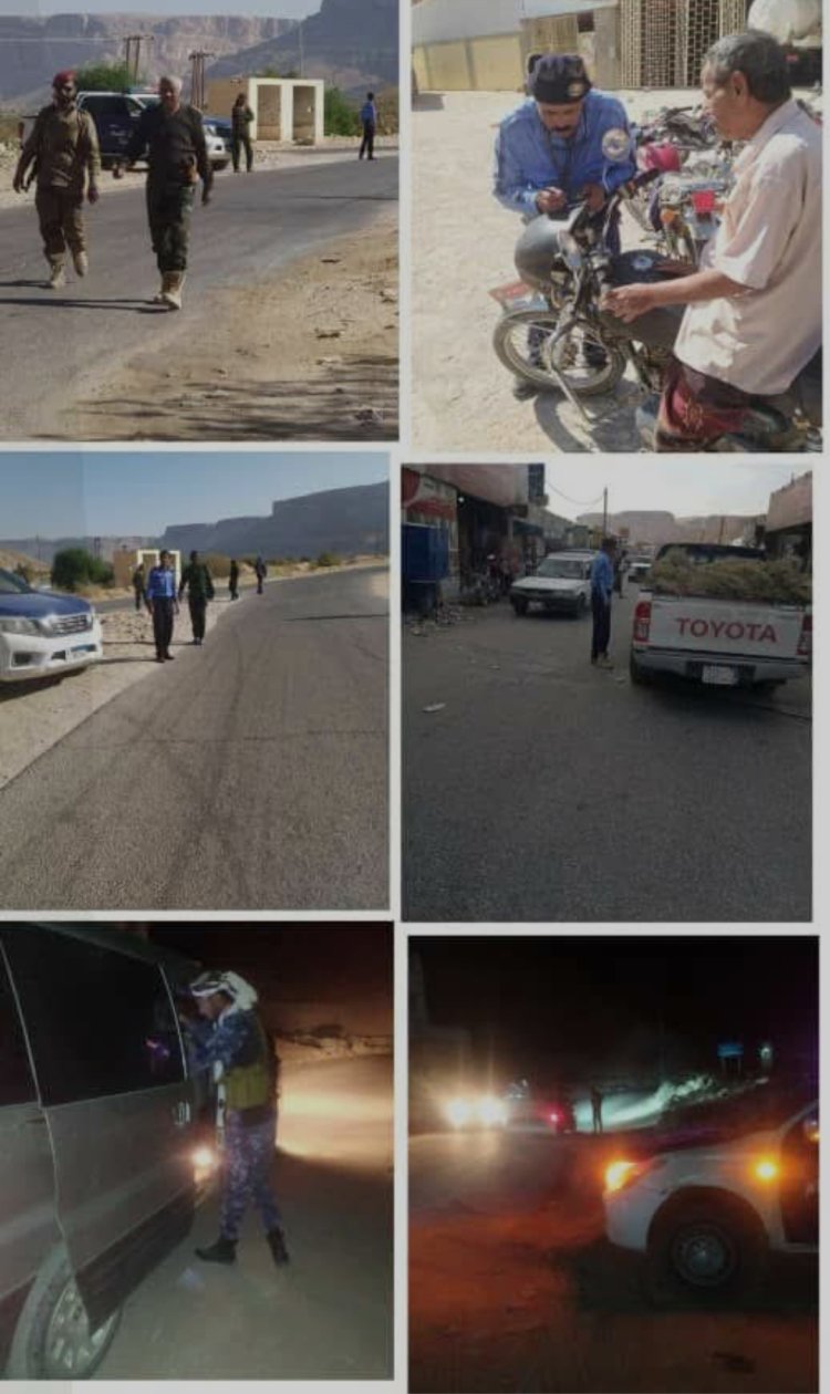 الأجهزة الأمنية بدوعن تواصل تنفيذ الخطة الأمنية لشهر رمضان لتأمين وتنظيم الأسواق