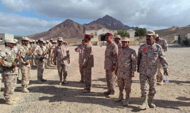 زيارة عيدية لقيادة لواء بارشيد من وفد المنطقة العسكرية الثانية