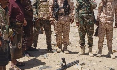 قائد اللواء الخامس مشاة يتفقد المواقع البطولية بمحافظة شبوة