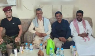 رئيس اللجنة الأمنية في زيارة عيدية بمناسبة عيد الفطر المبارك