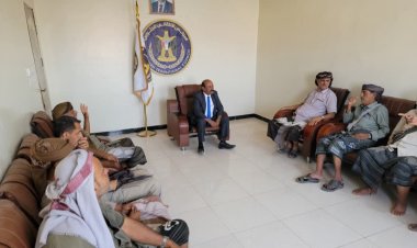 خلال لقائهم برئيس تنفيذية انتقالي شبوة.. عددًا من أعضاء القيادة المحلية بمديرية حبان ينفون شائعات تعليق العمل