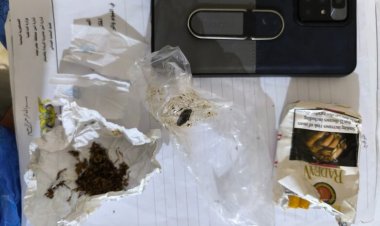 الأجهزة الأمنية بقصيعر تلقي القبض على شخص بحوزته كمية من مادة الشبو المخدر