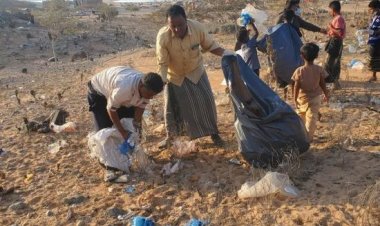 انطلاق حملة نظافة في محمية ديطوح الطبيعية بسقطرى