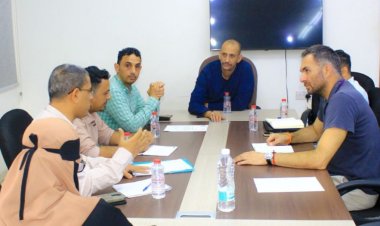 مدير مؤسسة المياه بعدن يبحث مع فريق أممي تحسين خدمات الصرف الصحي